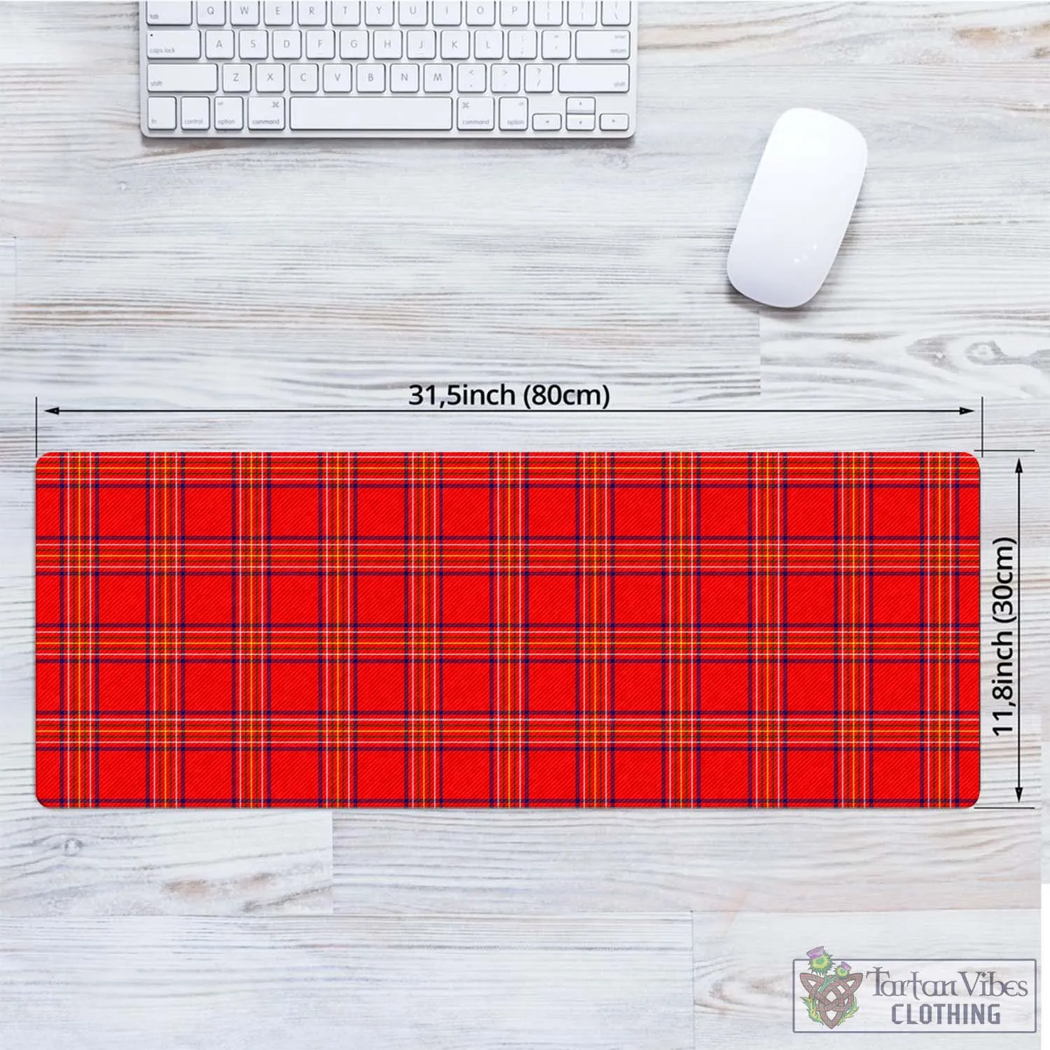 Burnett Modern Tartan Mouse Pad