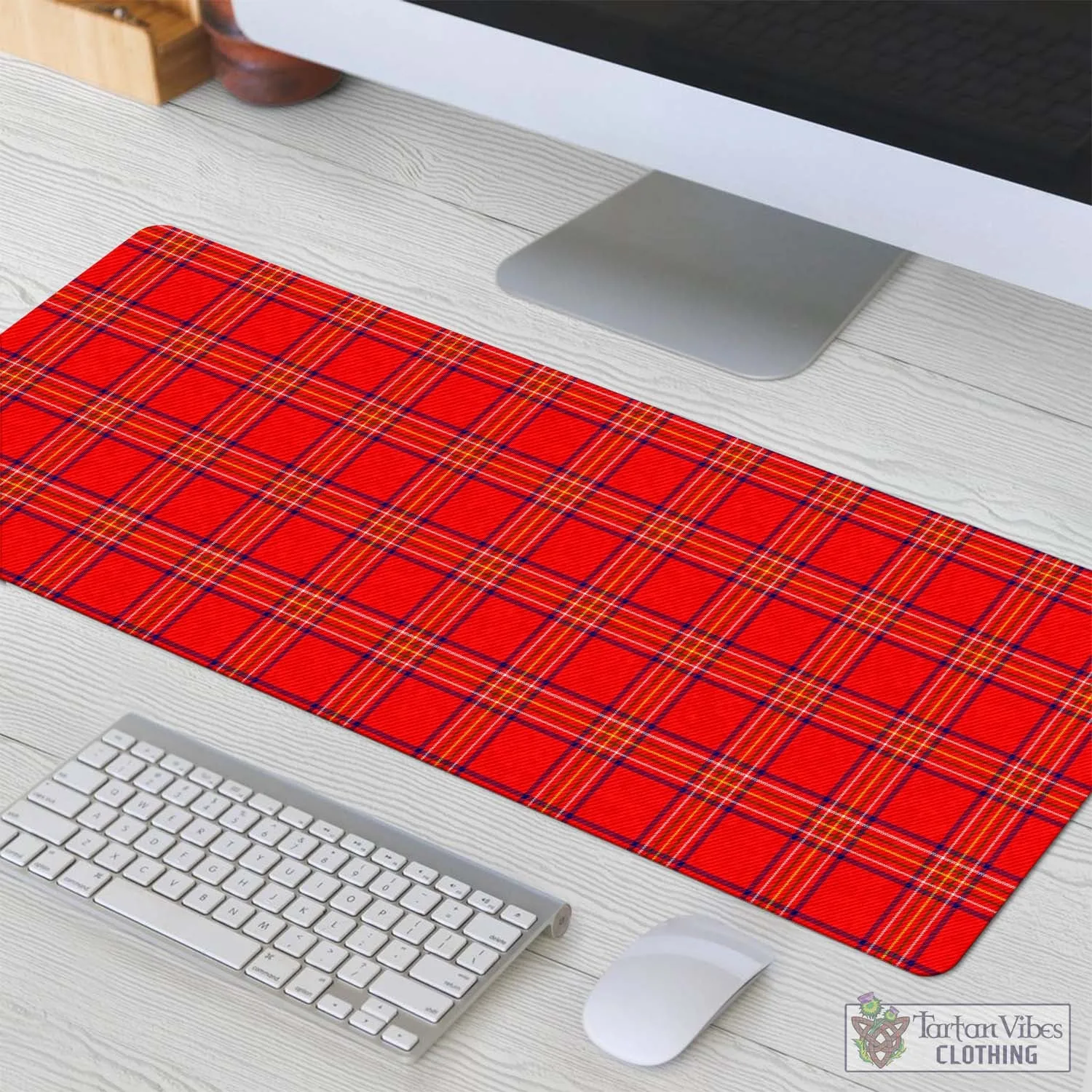 Burnett Modern Tartan Mouse Pad