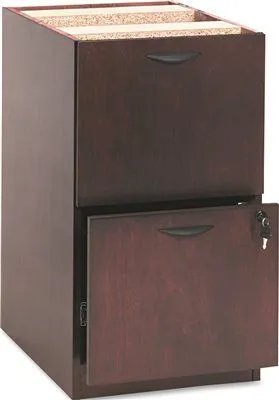 Bw Veneer Series File/File Pedestal File 15-5/8W X 22D X 27-3/4H Mahogany