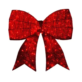 Christmas Bow with Lights Indoor/Outdoor