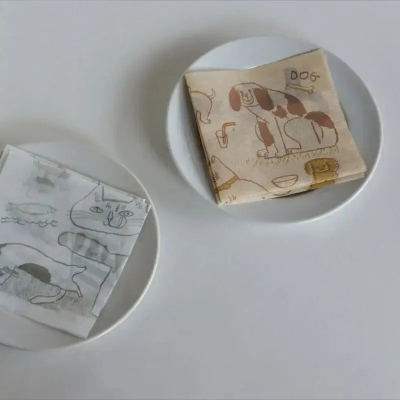 Classiky x Toranekobonbon Paper Napkin - Dog