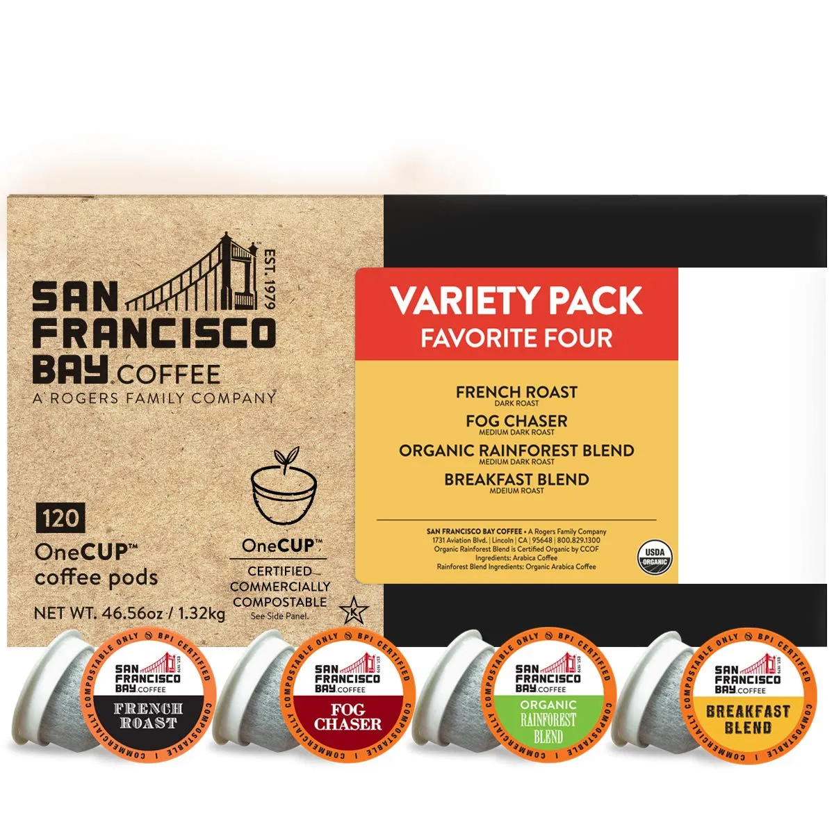 Compostable Coffee Pods, 80 Ct