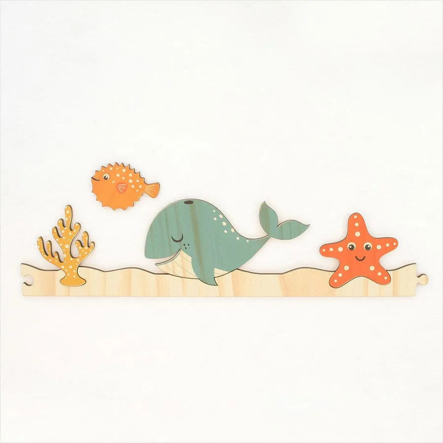 Crystal Ashley Pine Jigsaw Strip - Under the Sea 1