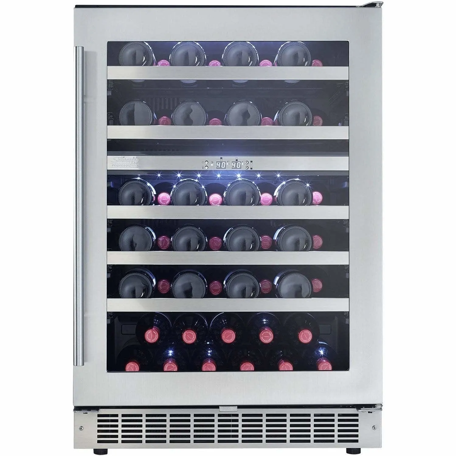 Danby Silhouette Professional Sonoma 51 Bottle 24” Dual Zone Wine Fridge DWC053D1BSSPR