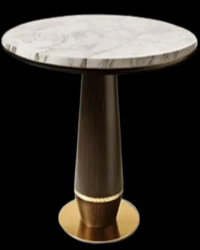 Didac White Side  Table