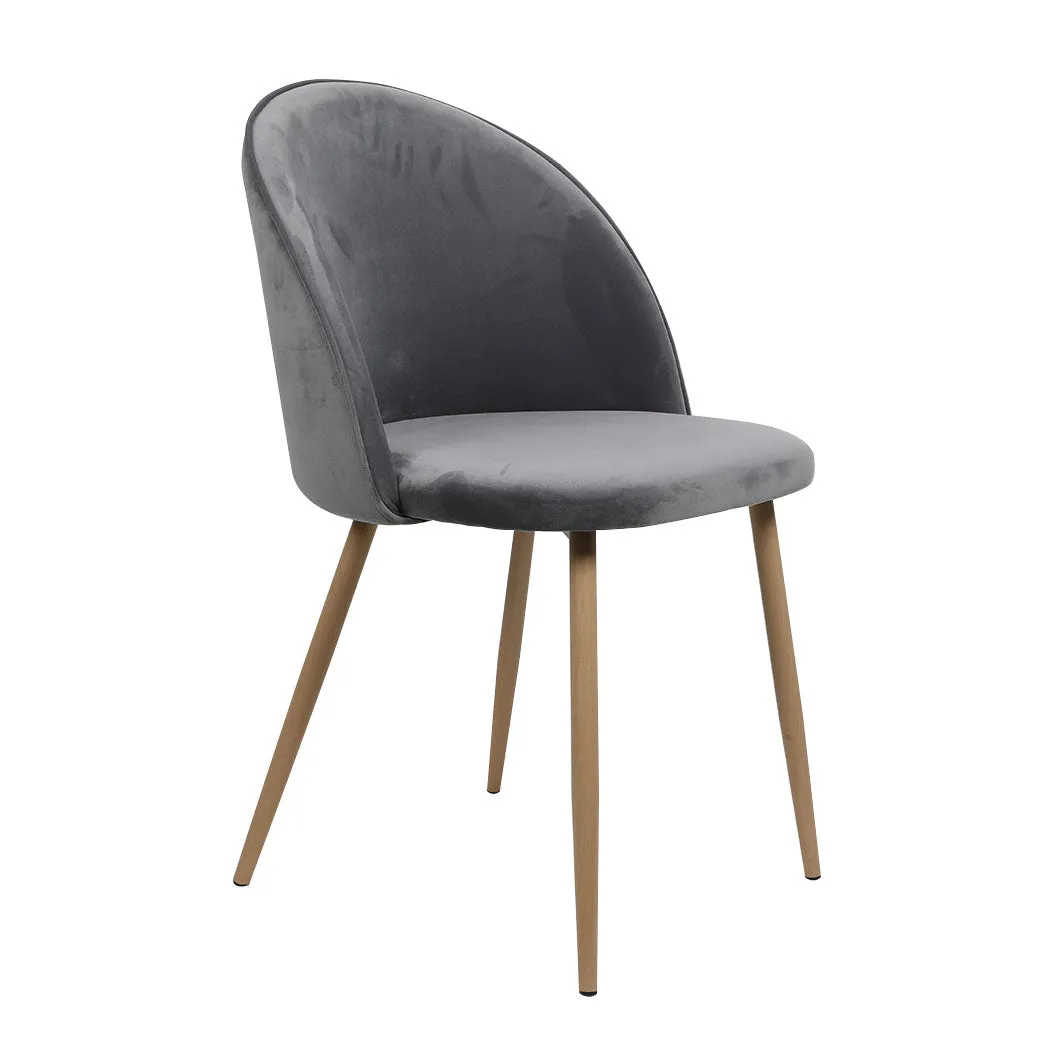 Dining Chairs x  2 - Grey