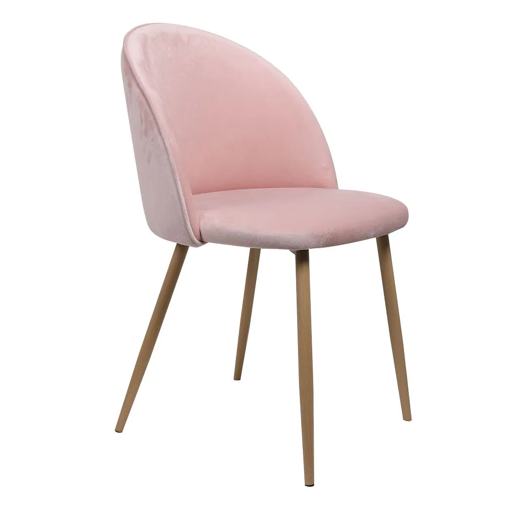 Dining Chairs x 2 - Pink