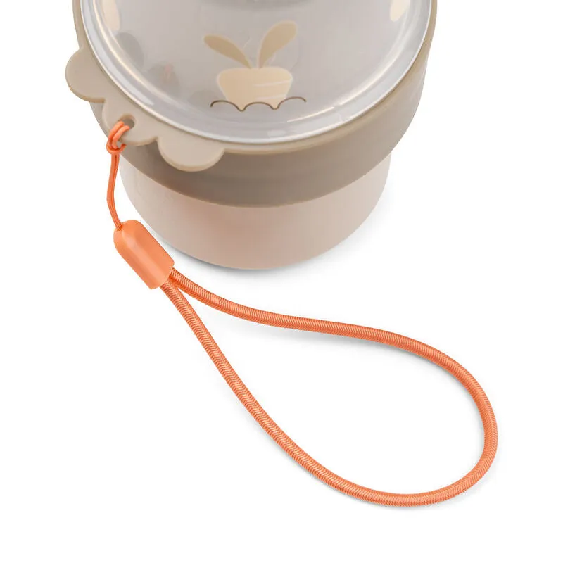 Done By Deer To Go 2-way Snack Container Birdee Sand