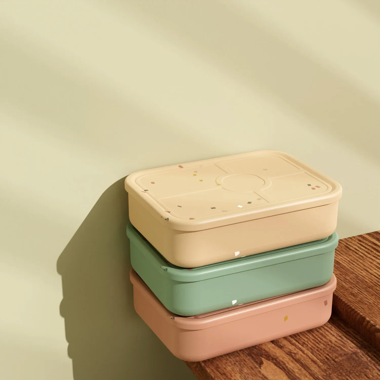 Earthware No-Tox Silicone Bento Lunch Box - 5 Compartments (1.2L)