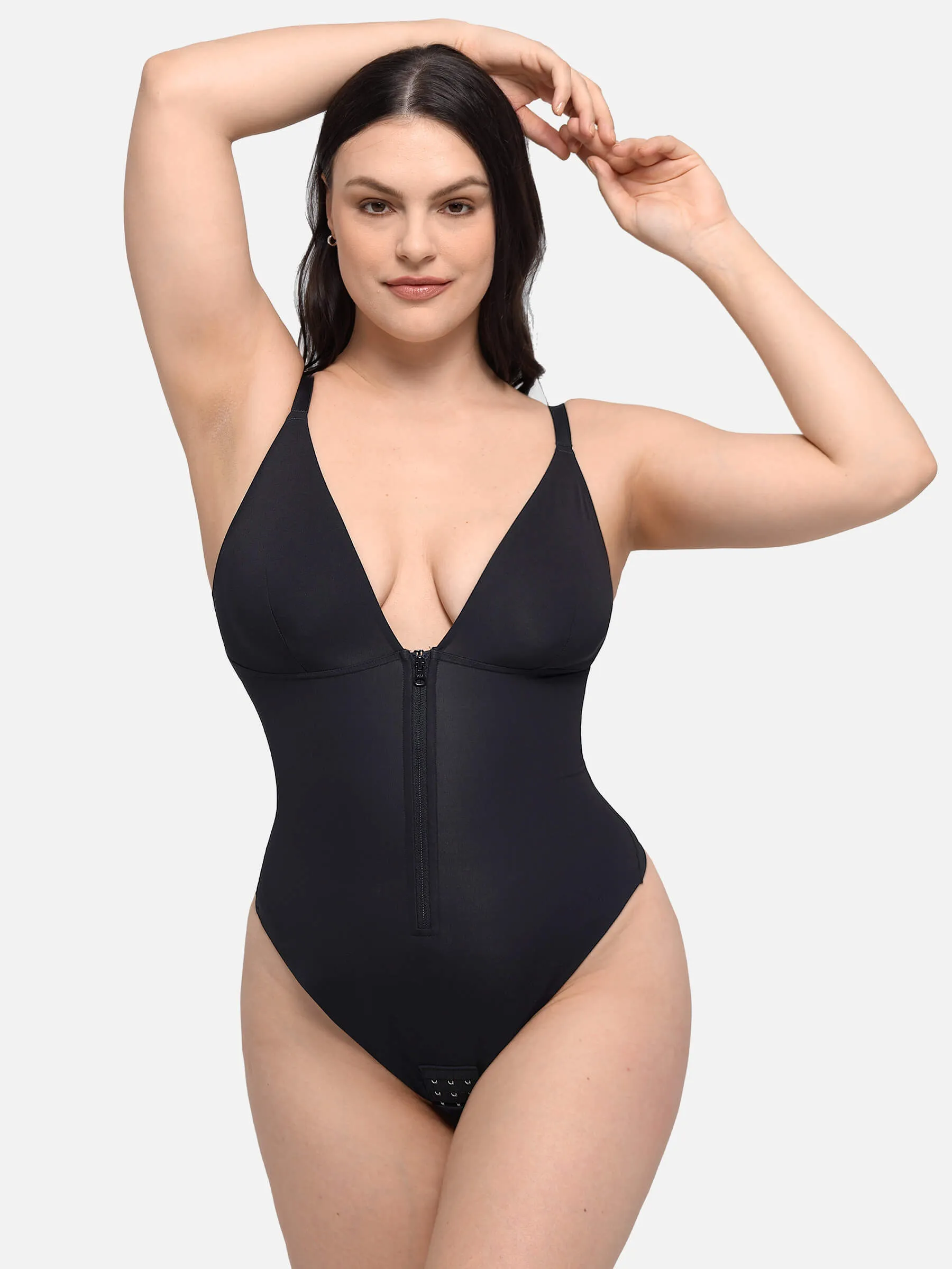 Feelingirl Seamless Sculpting Bodysuit with Adjustable Fit