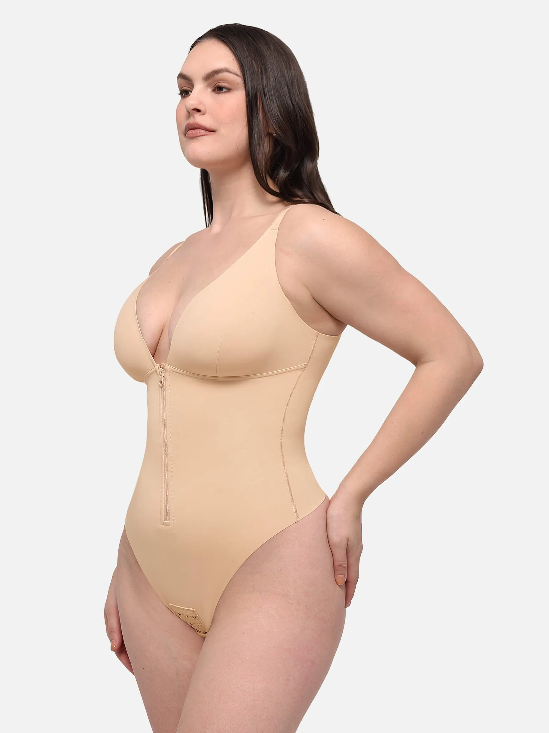 Feelingirl Seamless Sculpting Bodysuit with Adjustable Fit