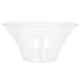 Flared Bowl Clear Plastic - Small