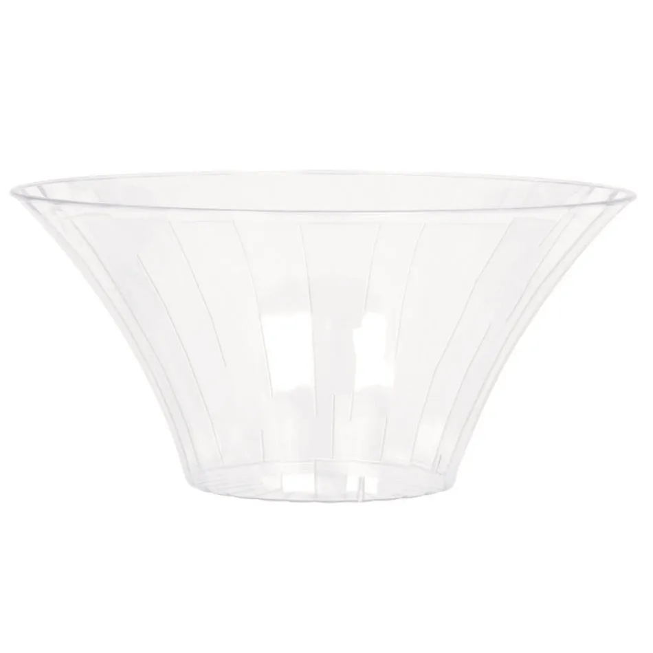 Flared Bowl Clear Plastic - Small