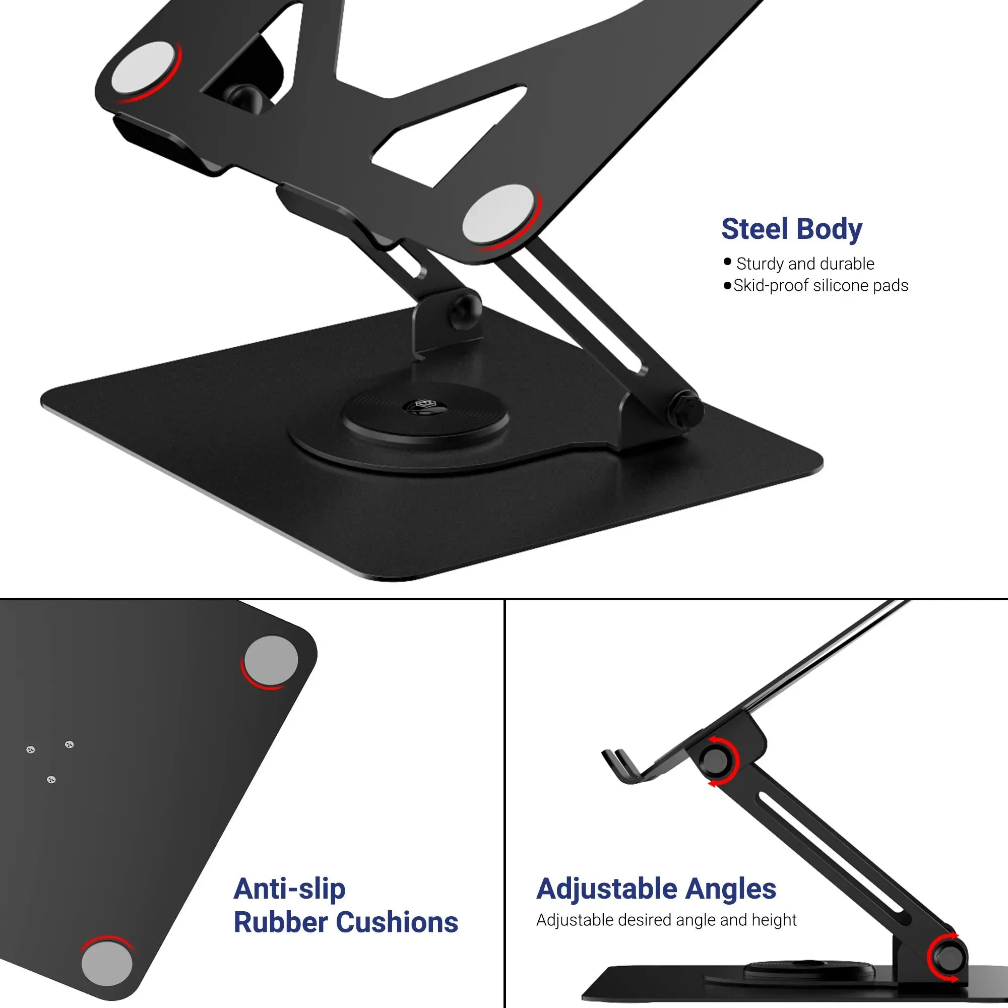 Pro-Grade FlexStand Adjustable Laptop Stand for Enhanced Comfort and Productivity