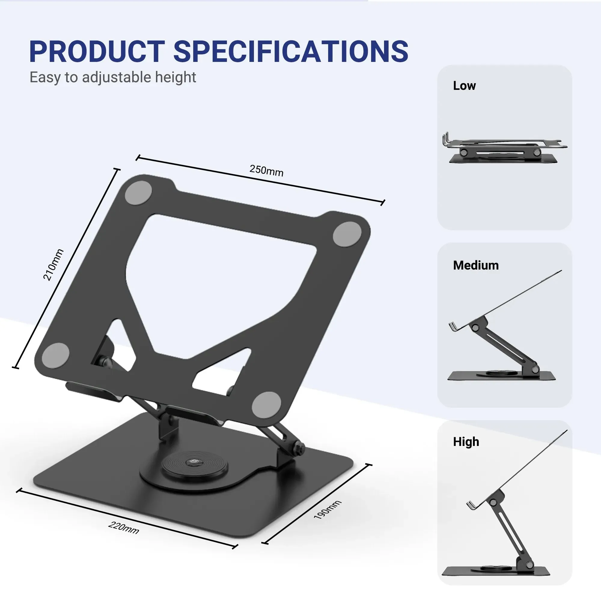 Pro-Grade FlexStand Adjustable Laptop Stand for Enhanced Comfort and Productivity