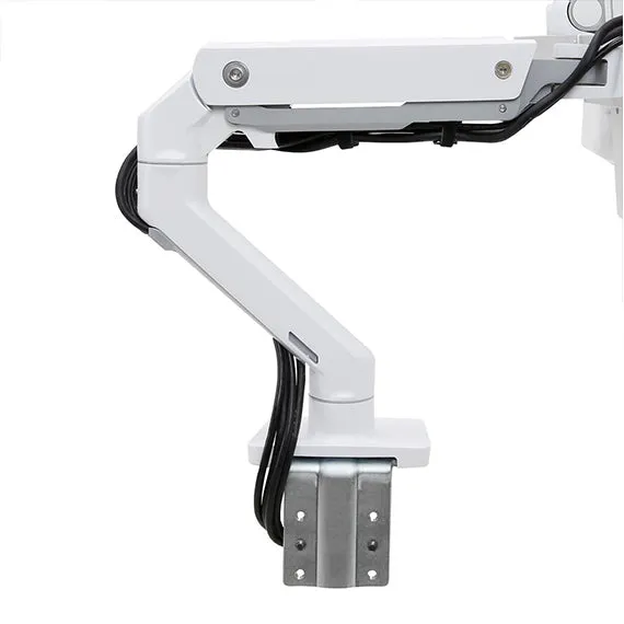 HX Desk Mount Dual Monitor Arm (white)