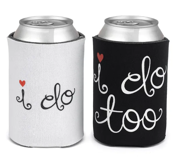 I Do & I Do Too Wedding Can Cooler Set