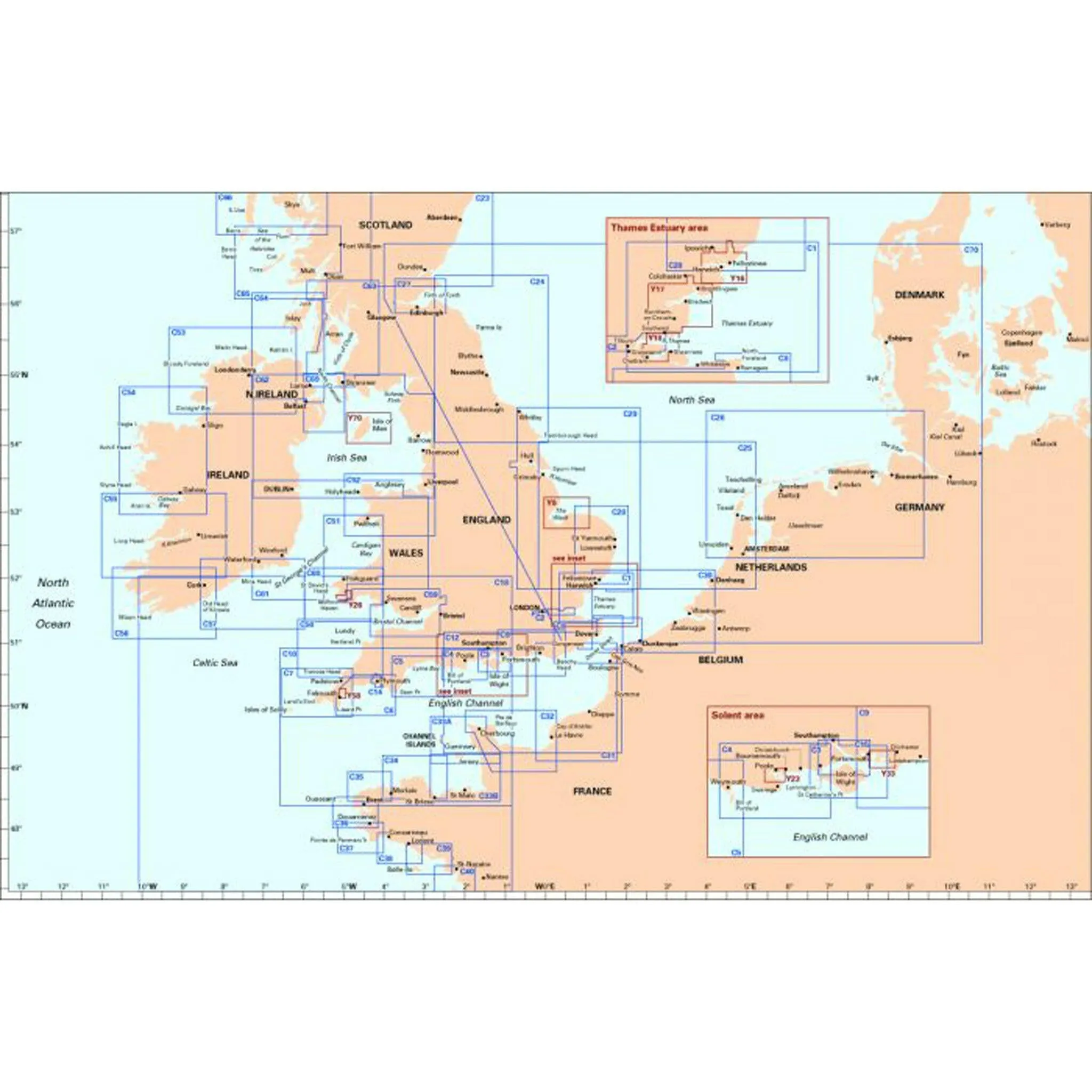 Imray Chart C54 Galway Bay to Donegal Bay Scale 1:200 000 WGS84