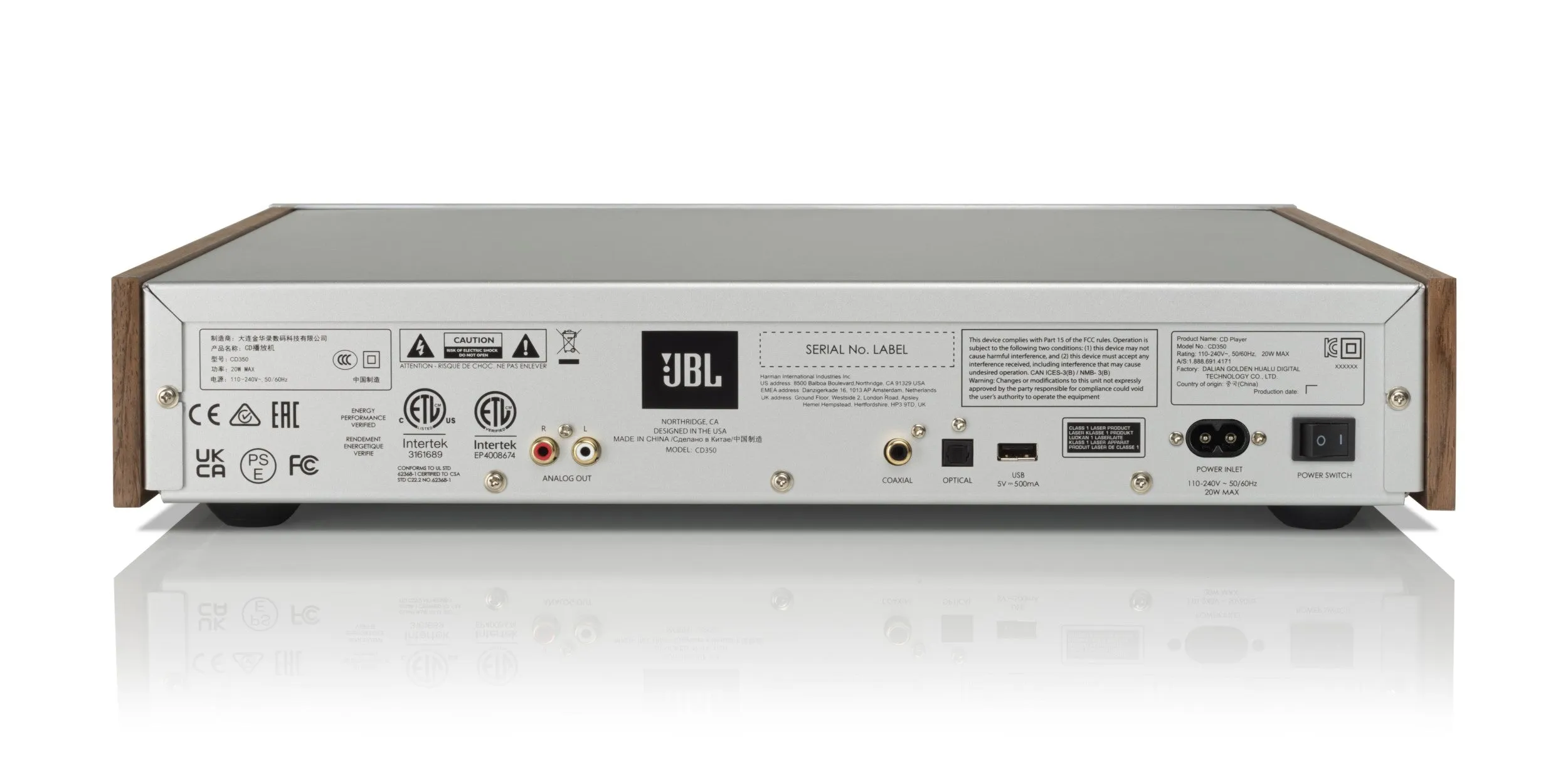 JBL CD350 Classic CD Player