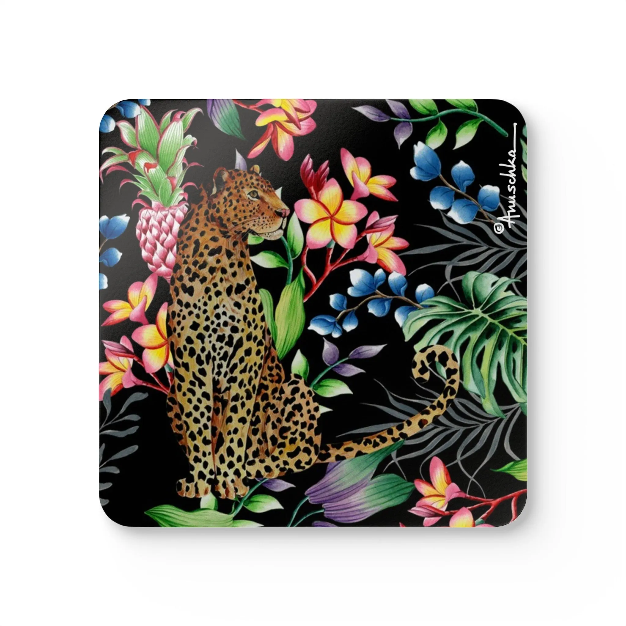 Jungle Queen Corkwood Coaster Set