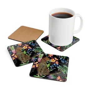 Jungle Queen Corkwood Coaster Set