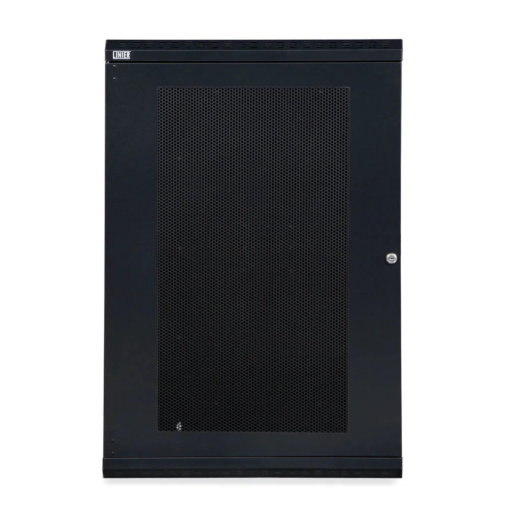 Kendall Howard 18U LINIER® Fixed A/V Wall Mount Cabinet - Vented Door (3142-3-001-18)