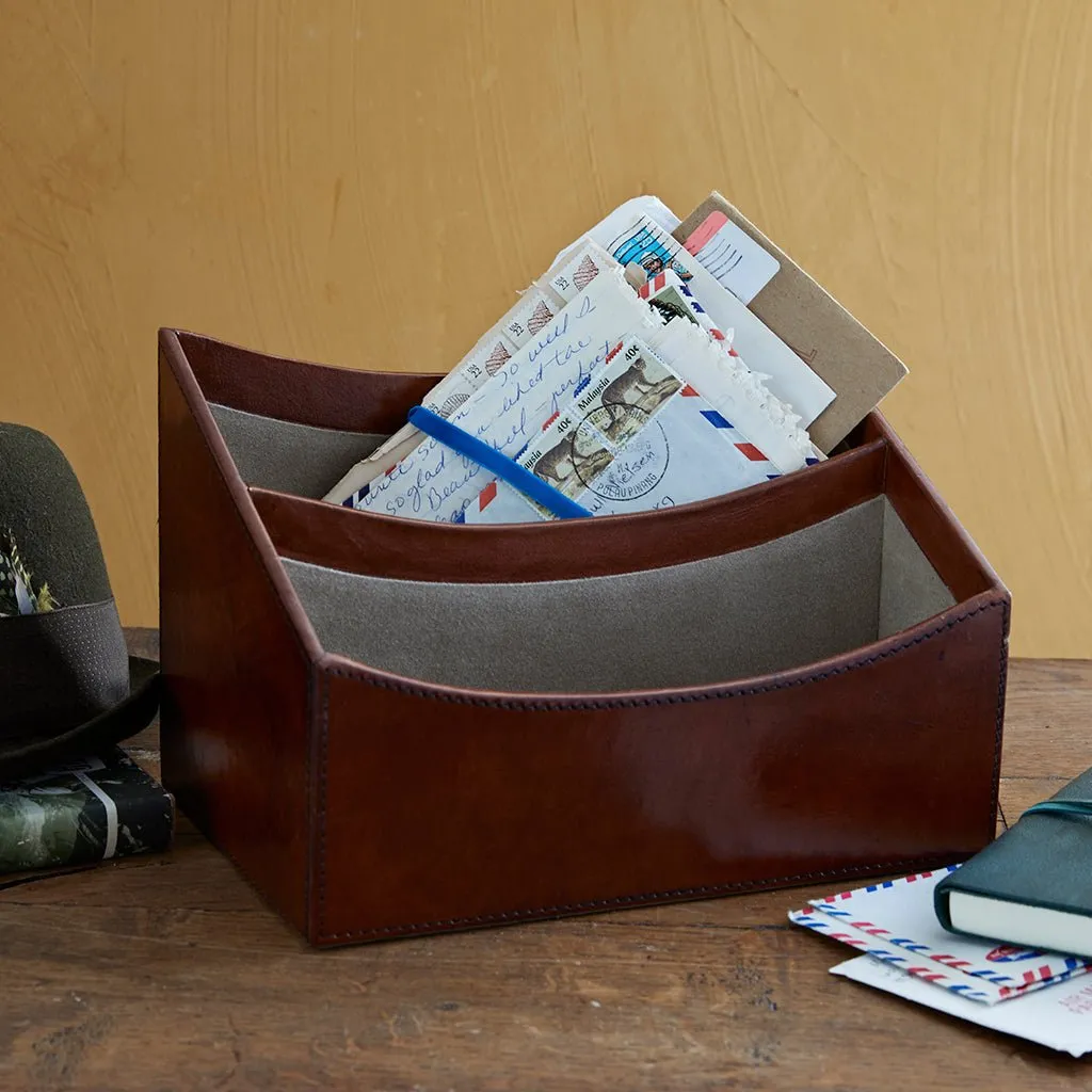 Leather Hall Desk Set