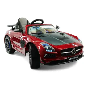 Mercedes Sls Amg Final Edition 12v Kids Ride-on Car With Parental Remote | Cherry Red