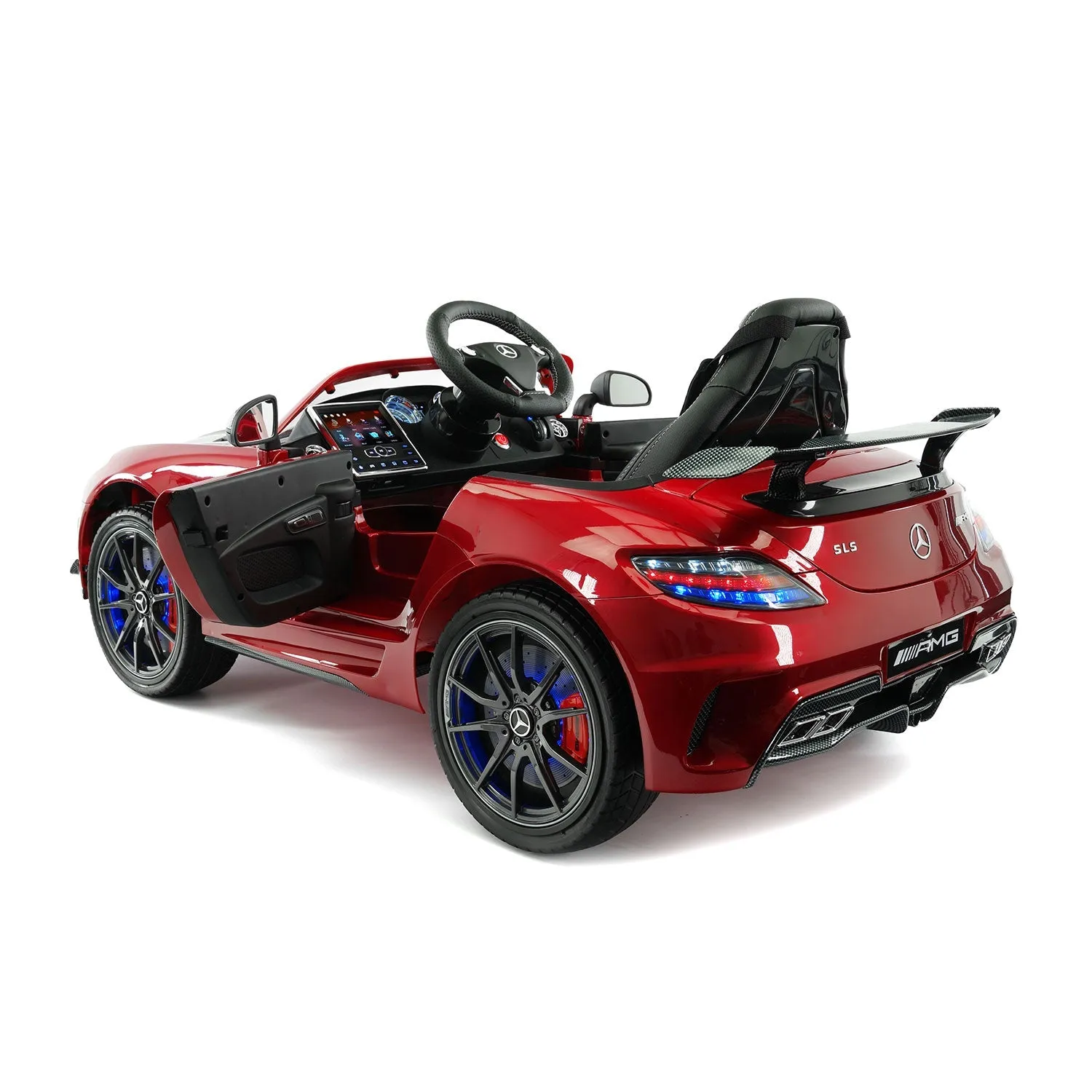 Mercedes Sls Amg Final Edition 12v Kids Ride-on Car With Parental Remote | Cherry Red