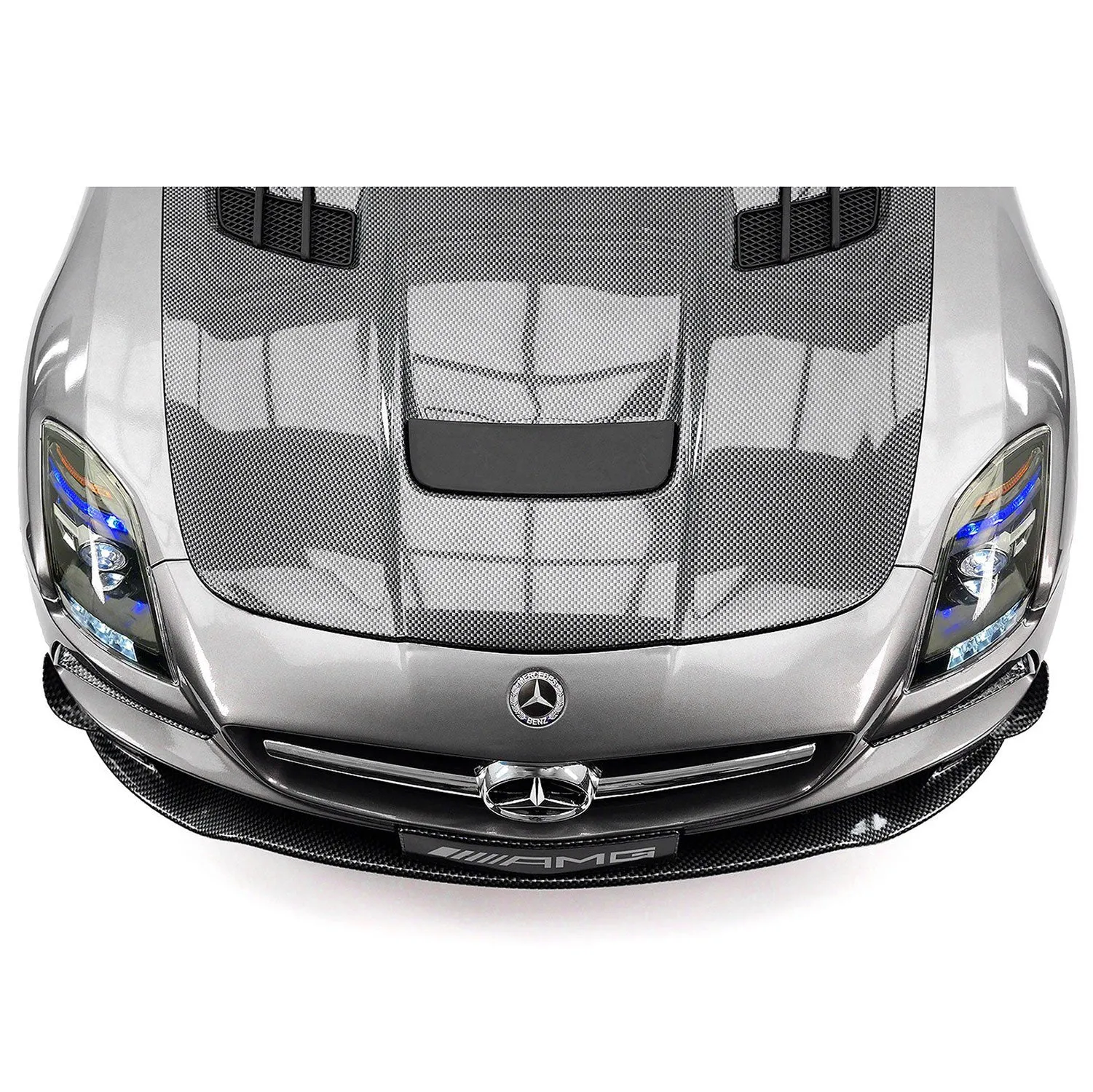 Mercedes Sls Amg Final Edition 12v Kids Ride-on Car With Parental Remote | Gray Metallic