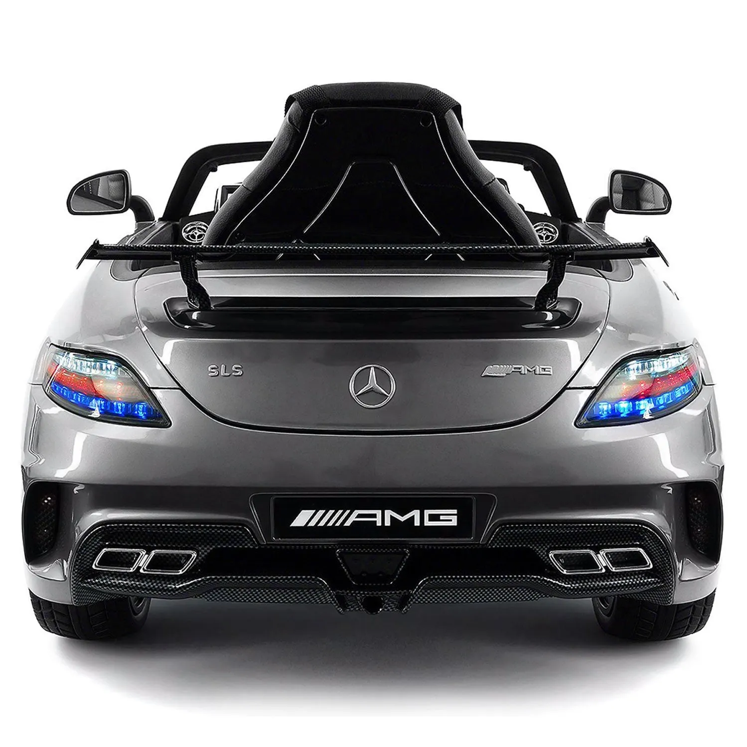 Mercedes Sls Amg Final Edition 12v Kids Ride-on Car With Parental Remote | Gray Metallic