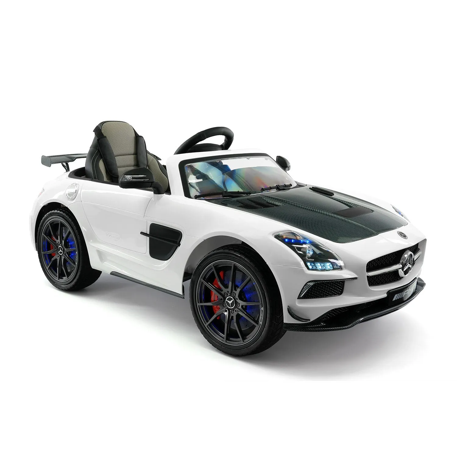 Mercedes Sls Amg Final Edition 12v Kids Ride-on Car With Parental Remote | White