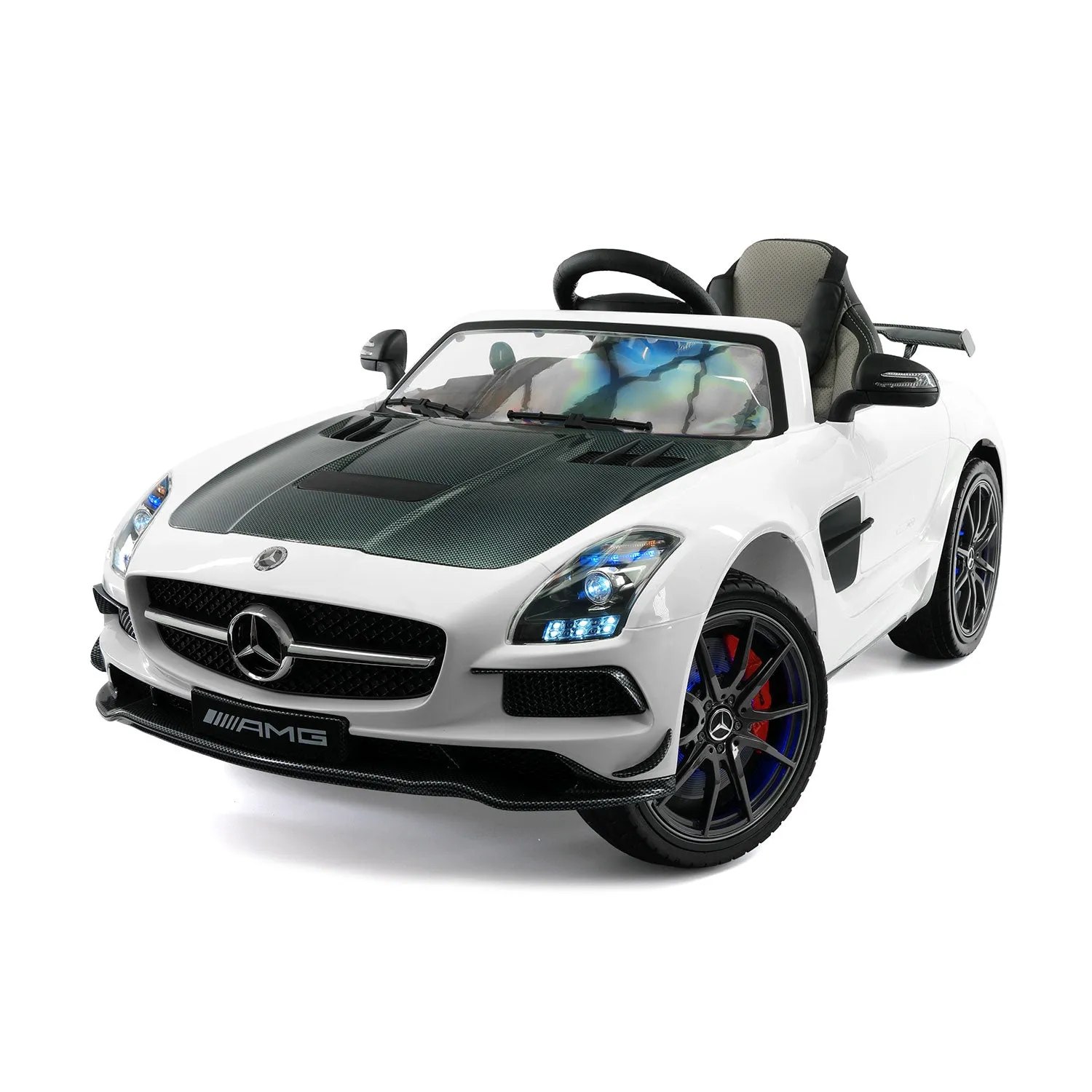 Mercedes Sls Amg Final Edition 12v Kids Ride-on Car With Parental Remote | White