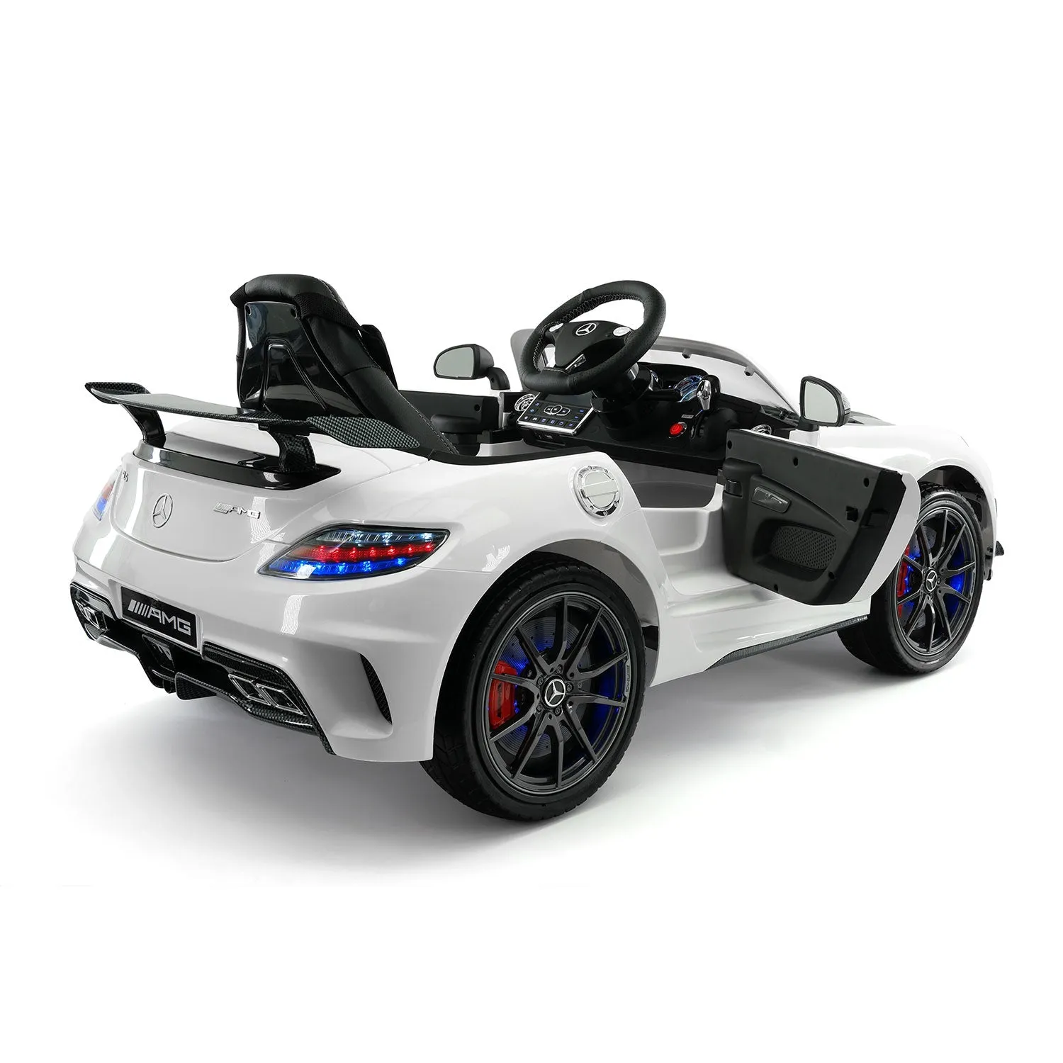 Mercedes Sls Amg Final Edition 12v Kids Ride-on Car With Parental Remote | White