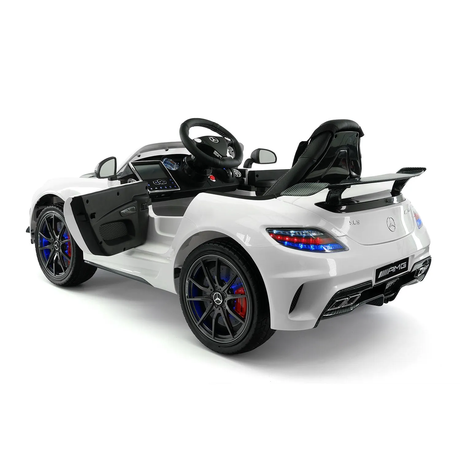 Mercedes Sls Amg Final Edition 12v Kids Ride-on Car With Parental Remote | White