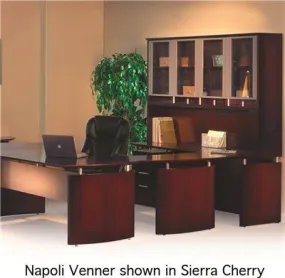 Napoli Veneer Box/Box/File Pedestal 15-1/4 W X 18D X 26H Mahogany