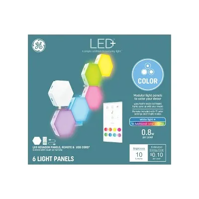 New - General Electric LED   Color Tile Light Bulb