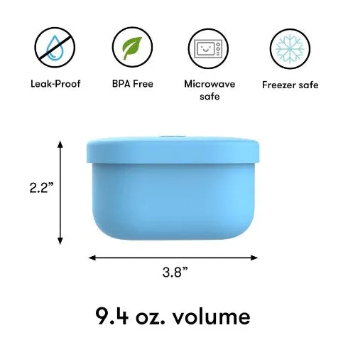 OmieSnack Silicone Container - Blue