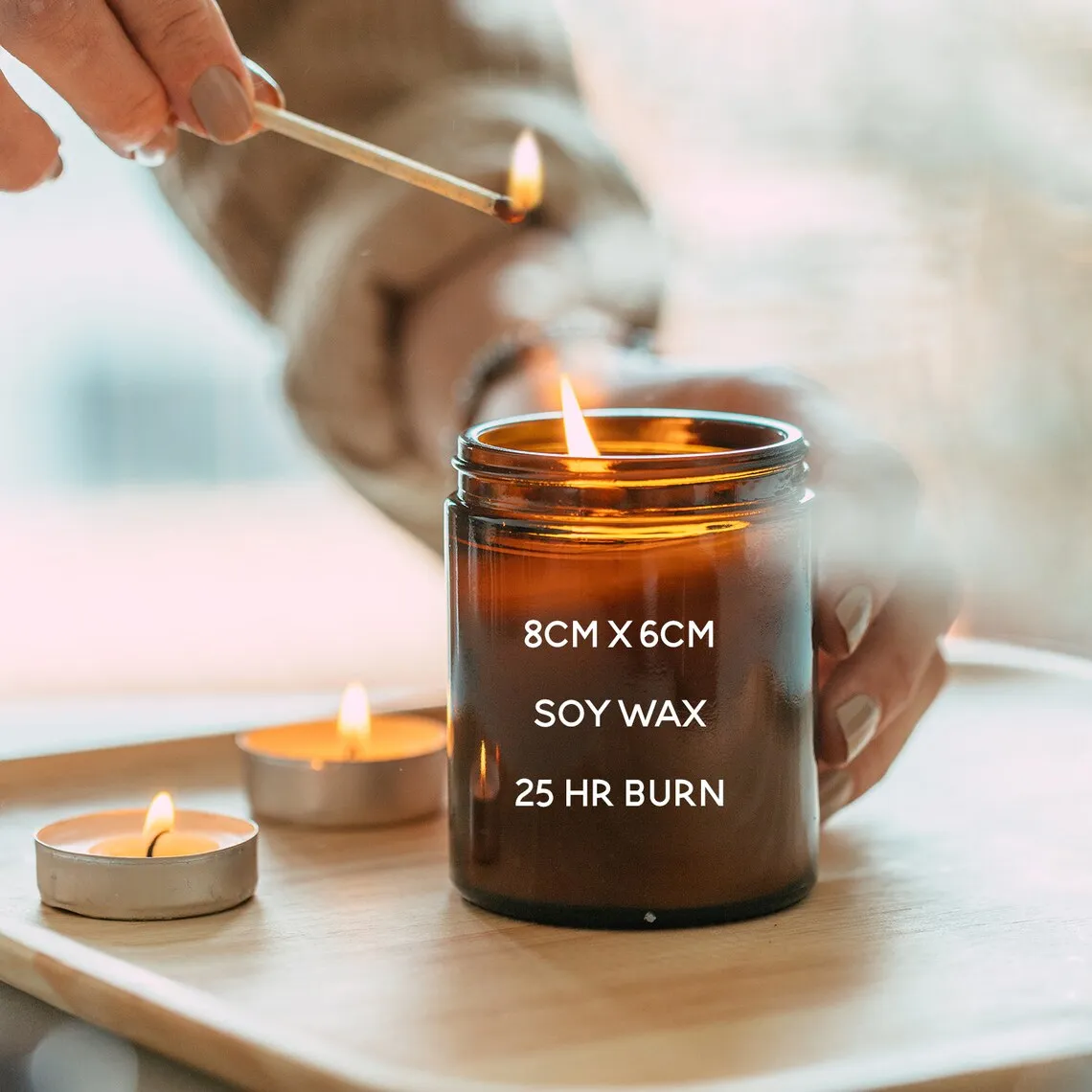 Personalised Candle Celebrating Any Number of Anniversary Years