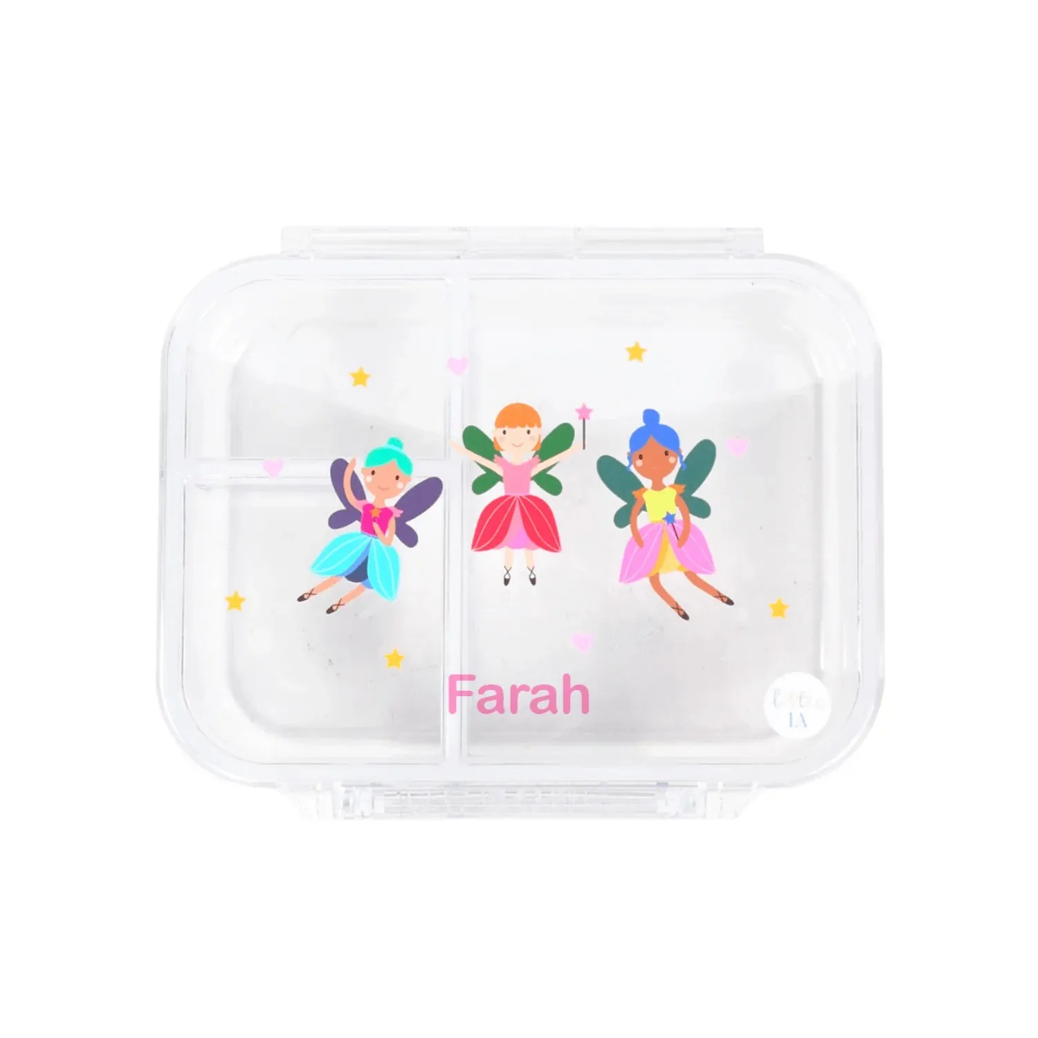 Personalised Magical Fairy Snack Box - 3 Compartments