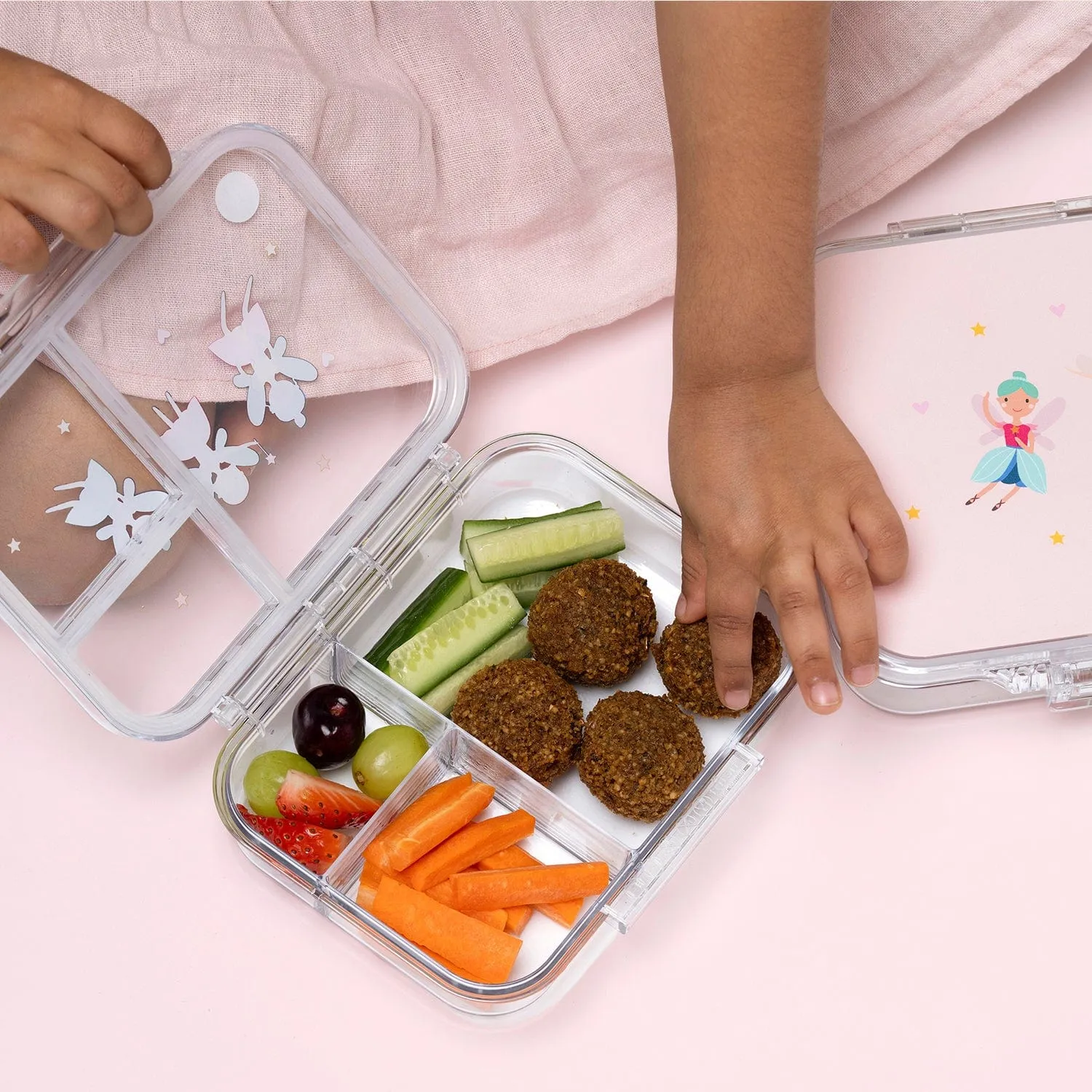 Personalised Magical Fairy Snack Box - 3 Compartments