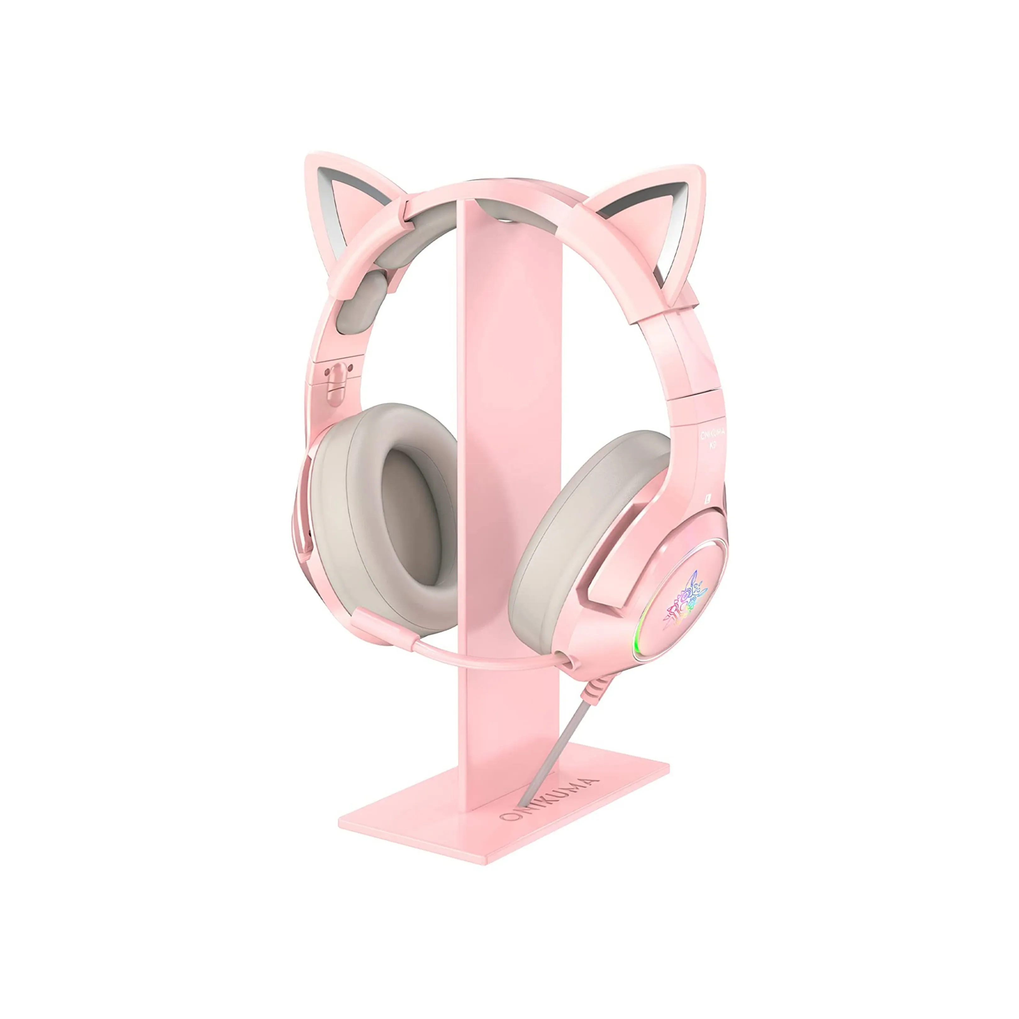 Pink Gaming Over-ear Headset Stand