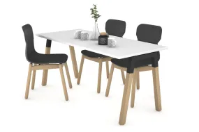 Quadro A Legs Table - Wood Legs Cross Beam [1400L x 700W]