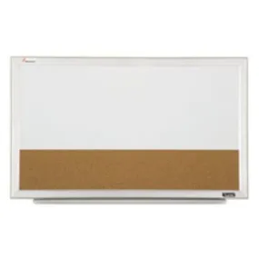 QUARTET CUBICLE COMBINATION BOARDS, 18 X 30, WHITE FRAME, 1 EACH