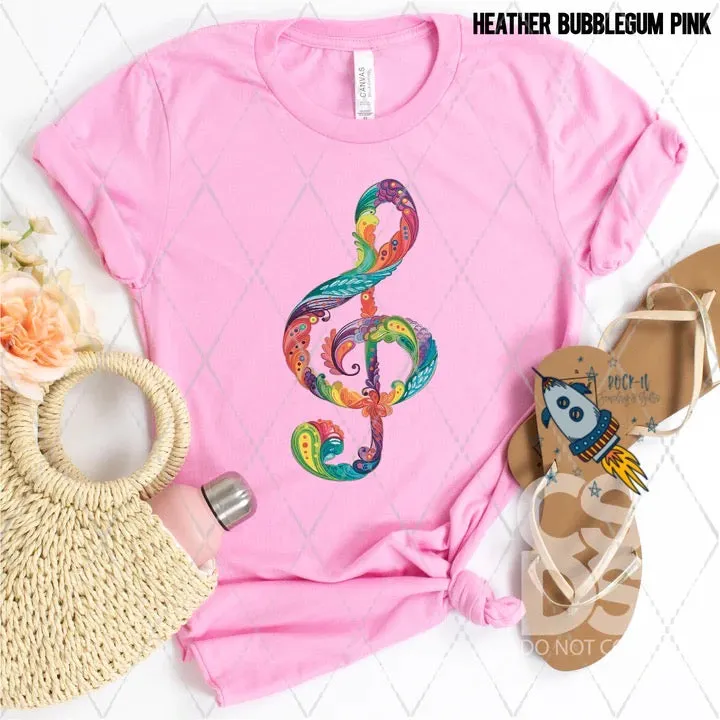 Rainbow Music Note