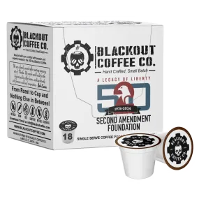 SAF 50TH ANNIVERSARY COFFEE MEDIUM ROAST PODS 18CT