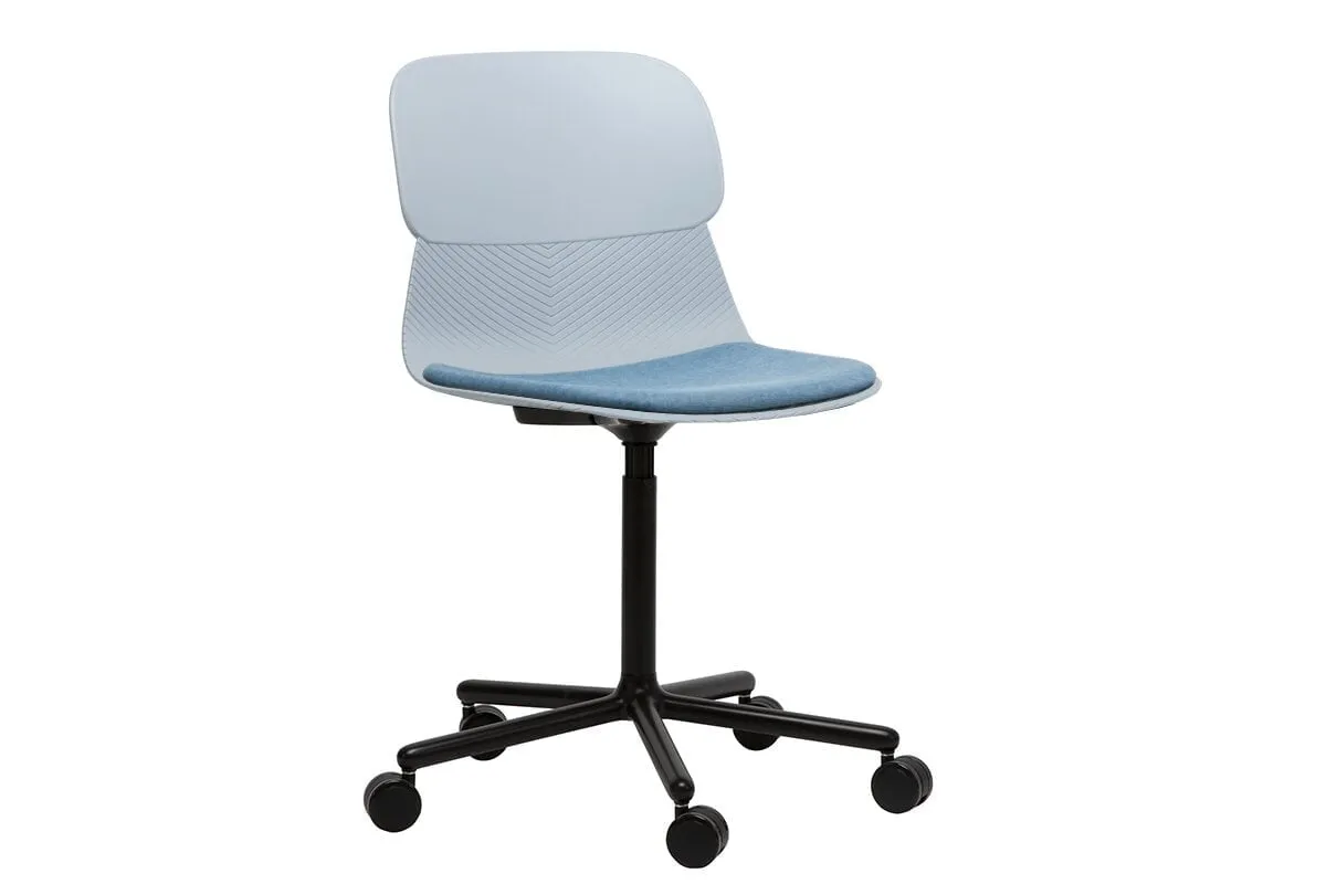 Sammy Plastic Chair - Swivel Base