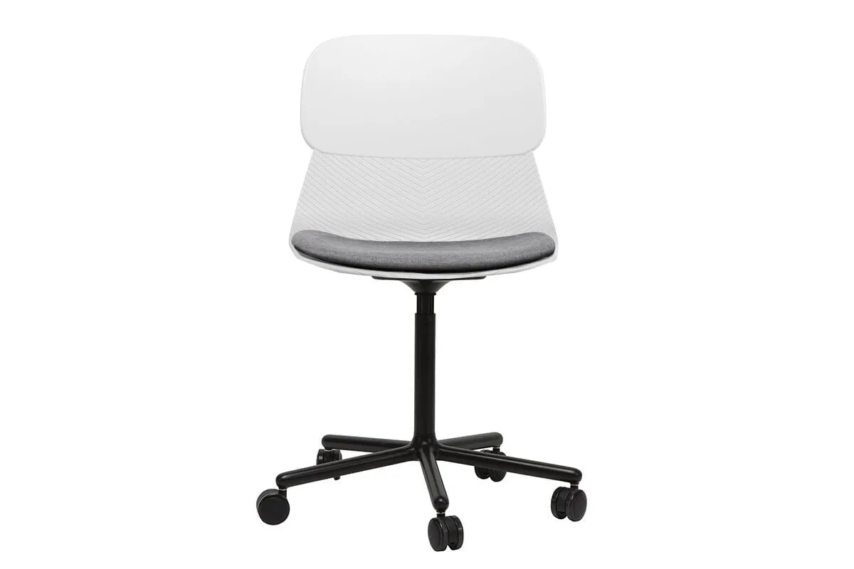 Sammy Plastic Chair - Swivel Base