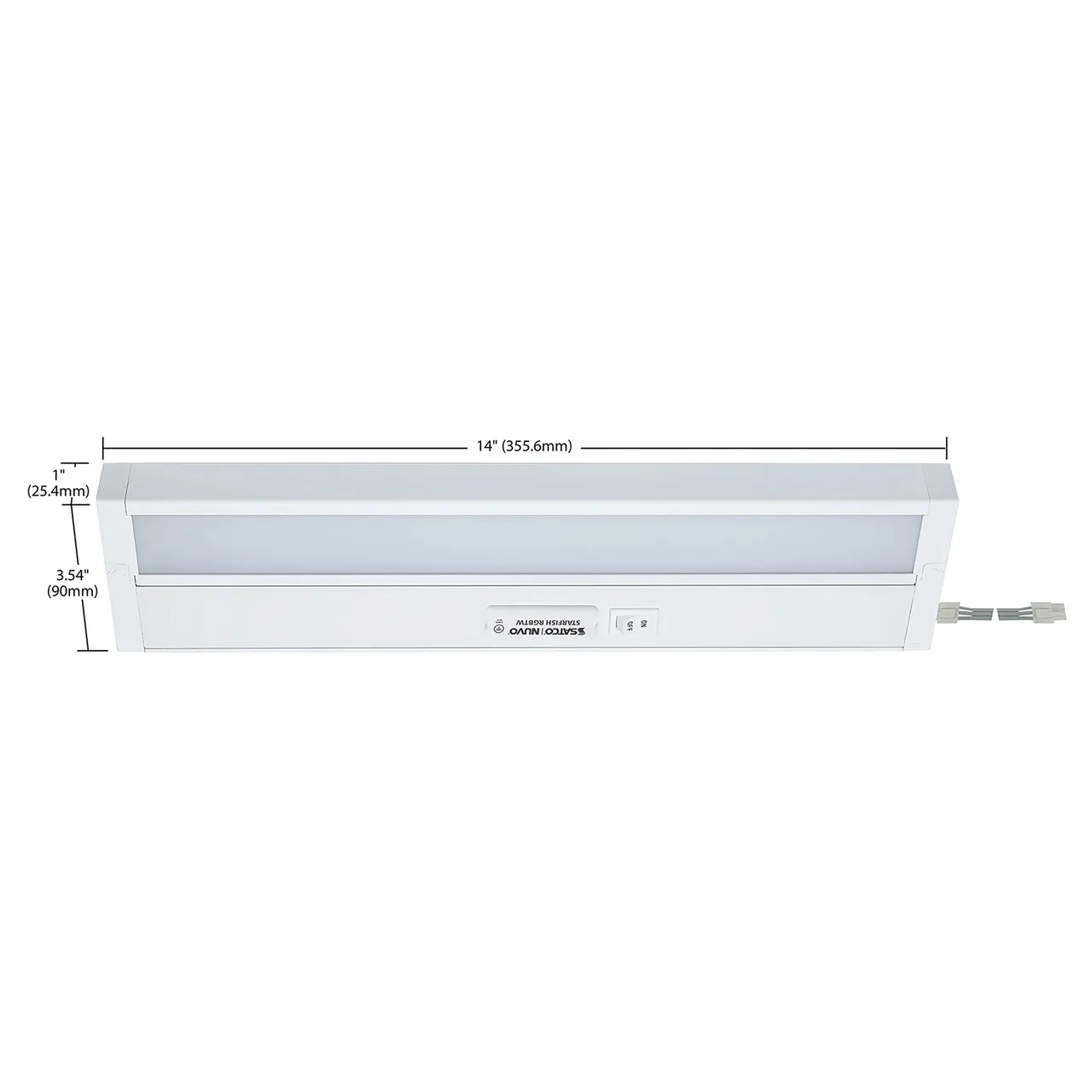 Satco Starfish 63-552 WI-FI 14" LED RGBW Tunable Under Cabinet Light