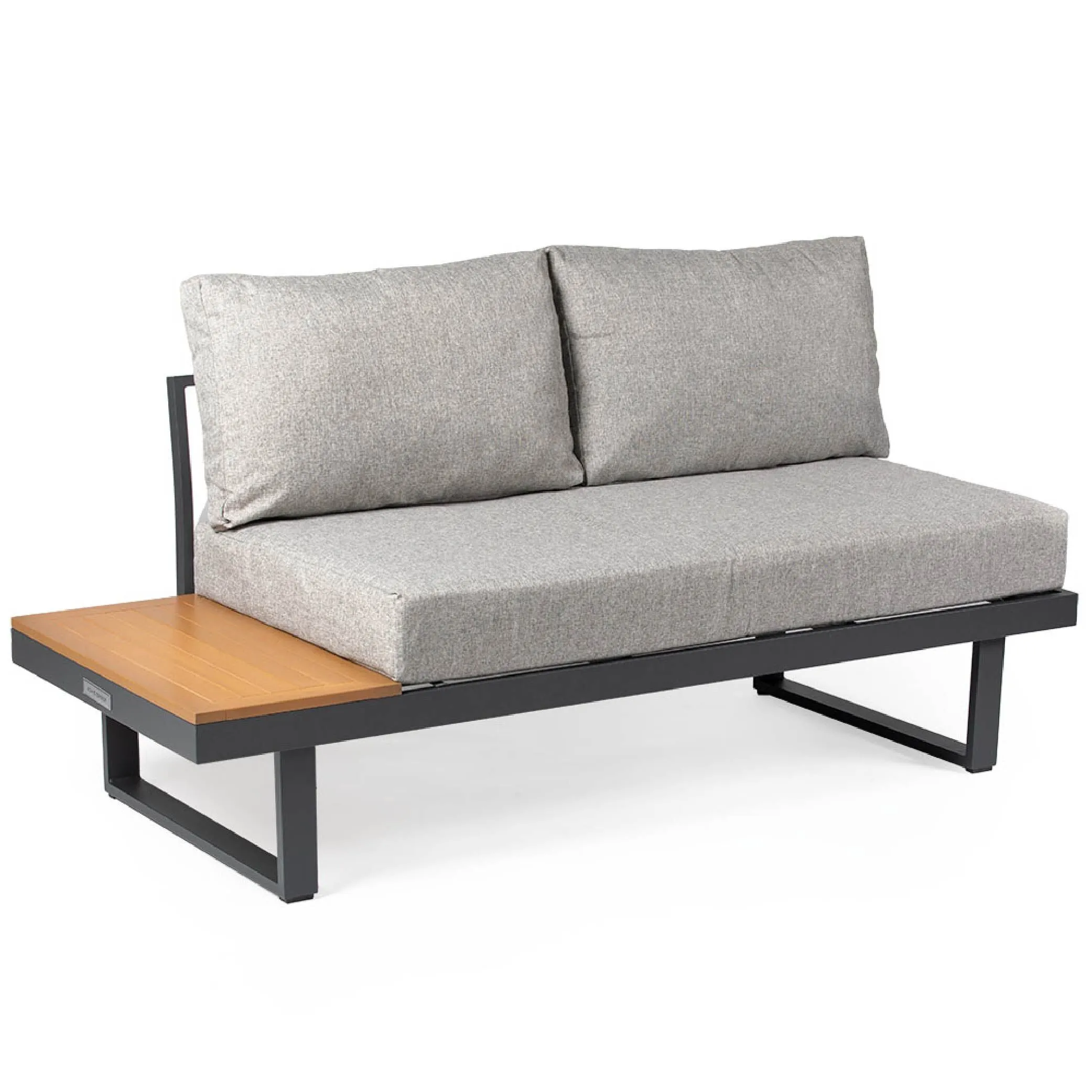 Scratch and Dent - Caspian Loveseat with Cushions and Side Table - FINAL SALE